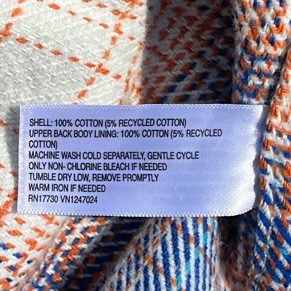 Goodfellow Plaid Medium Thickness Button Down Lon… - image 8